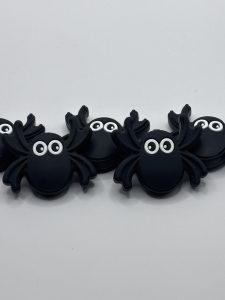 wholesale Silicone Black Spider Beads