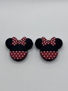 Silicone Red Minnie Mouse Beads