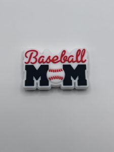 Silicone Baseball Mom Beads