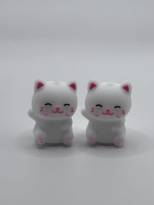 wholesale White Cat Beads