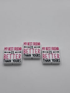 Silicone Best Friend Beads