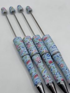 flower beadable pens