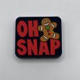 Silicone OH Snap ! GingerBread Beads