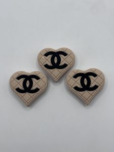 SILICONE CREME CC HEART BEADS