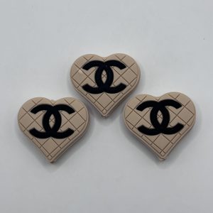 SILICONE CREME CC HEART BEADS