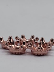 Stunning Rose Gold Crown spacers Beads