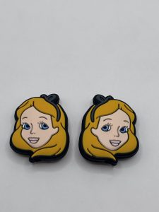 Silicone Alice in Wonderland Beads