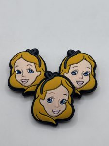 Silicone Alice in Wonderland Beads